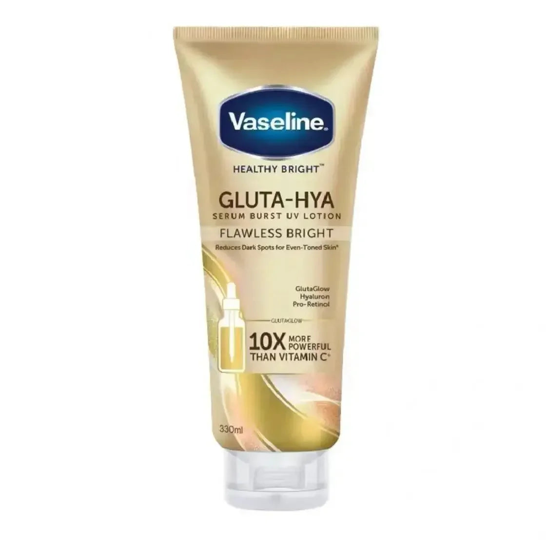Vaseline Night Whitening Body Lotion 300ml Body Cream Rose Nicotinamide Moisturizing Whitening Radiance Repairing Body Skin Care