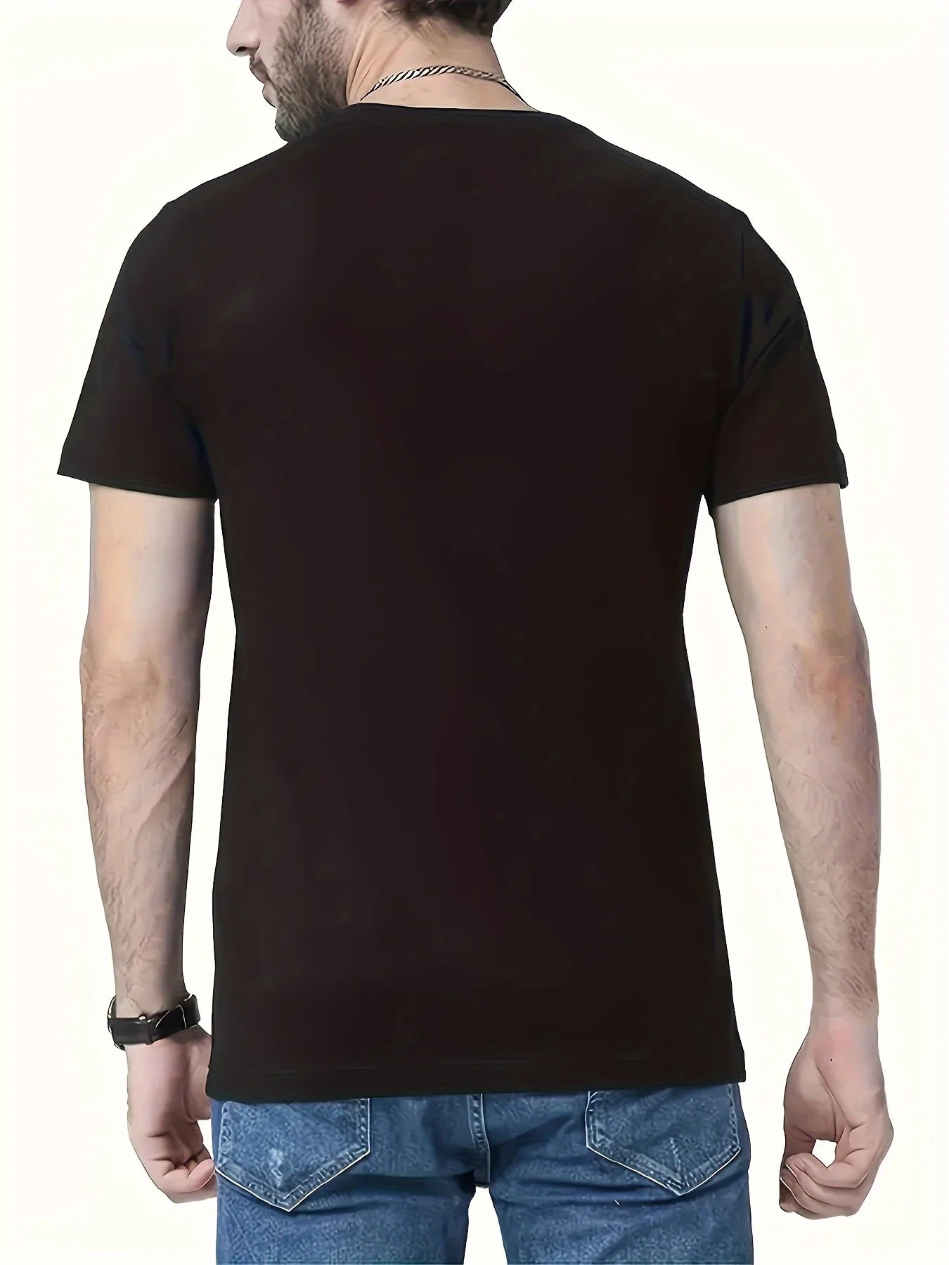 🏍️ Men’s Summer 100% Cotton Casual T-Shirt,Evolution Motorcycle Print | Loose Fit | Round Neck | Breathable Comfort