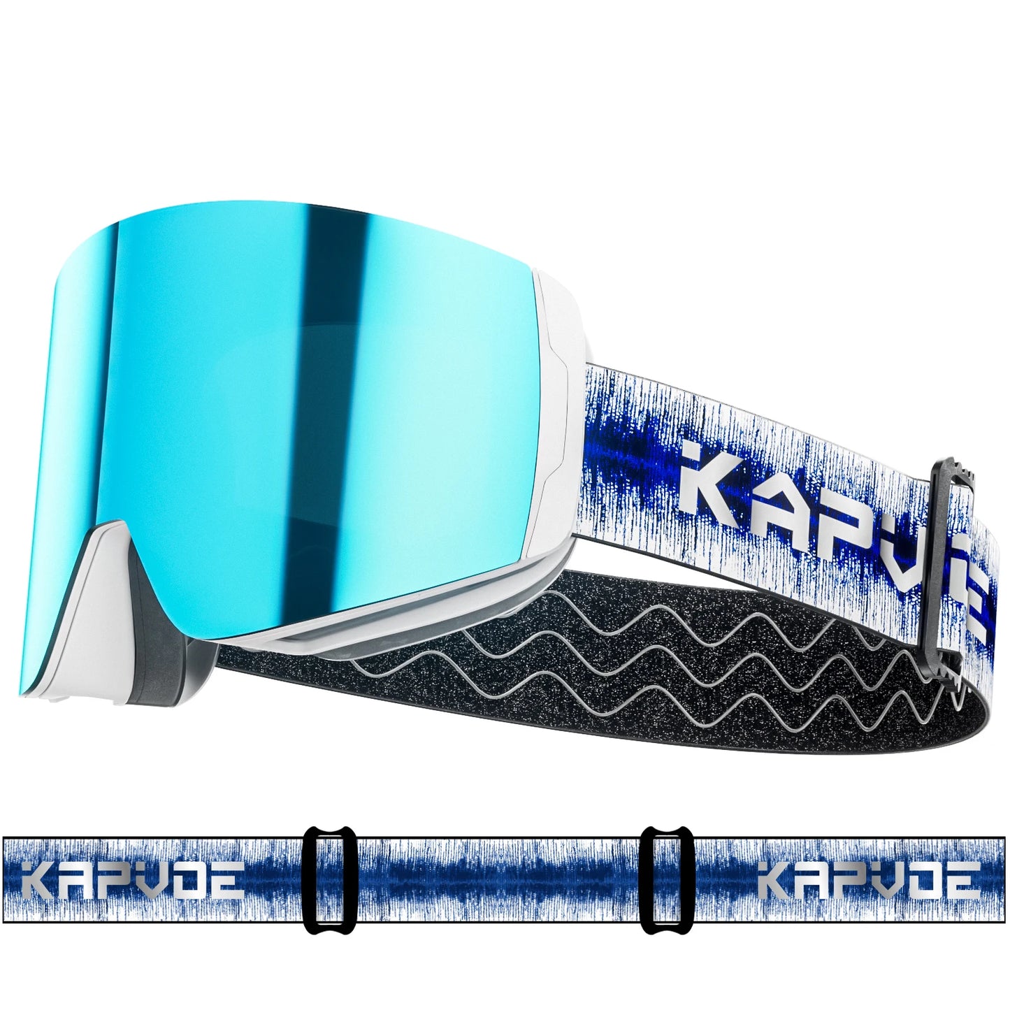 Snowstorm Vision Pro Ski & Snowboard Goggles – UV400 Mirror Lens