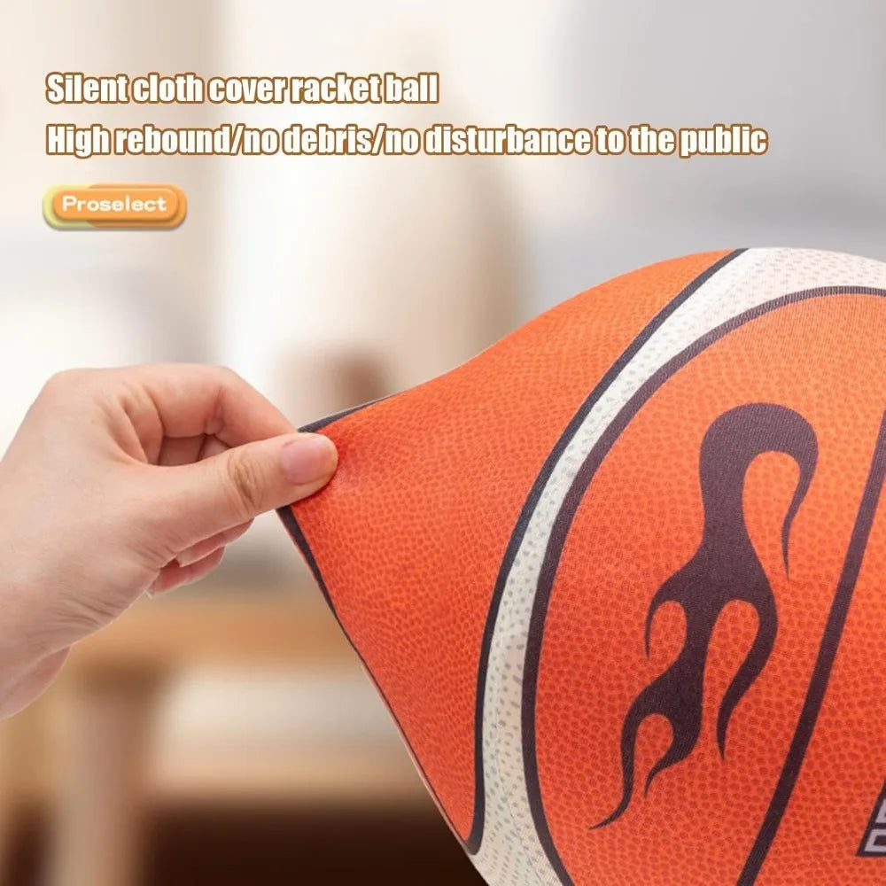 Silent Basketball - Silent Indoor Basketball, Mute Basketball | Low Noise Indoor Training Ball, Highly Elastic Practice Ball,
