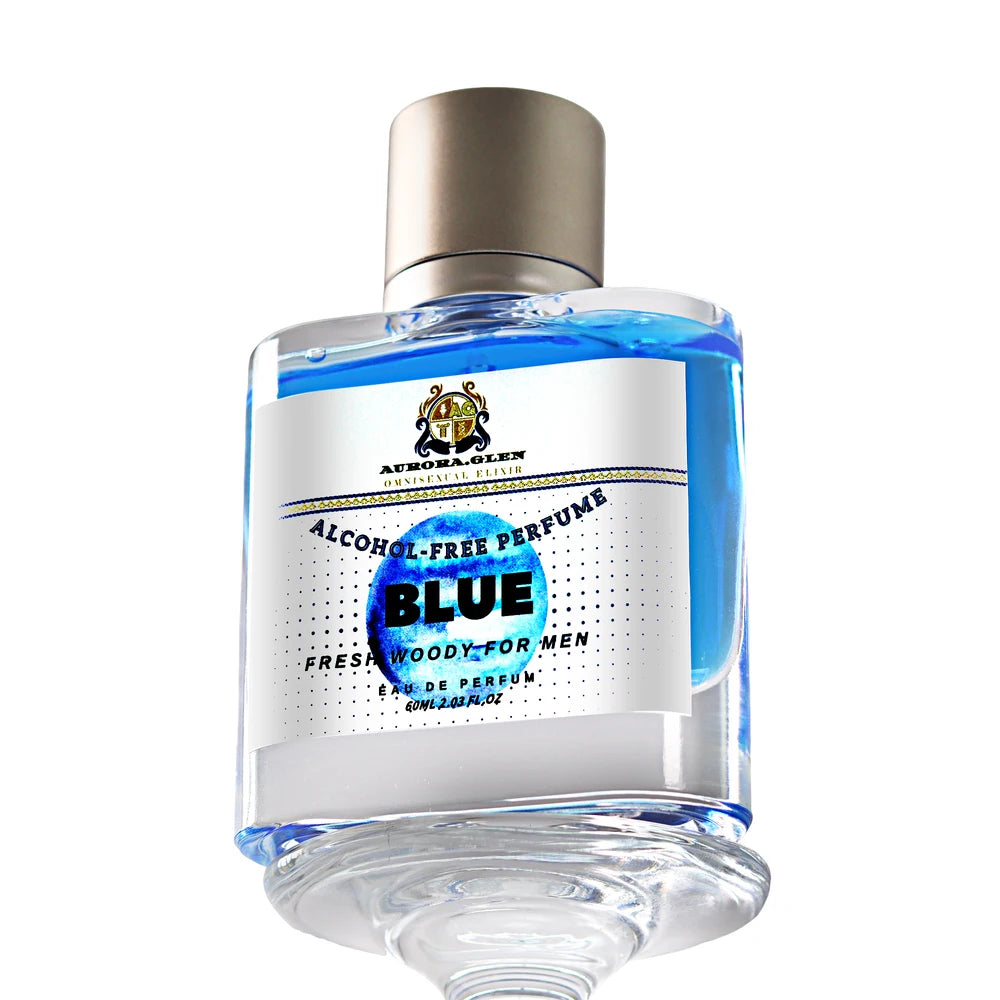 Sport Azure Men's Cologne Fresh Woody Alcohol-Free Perfume 60ML with Cedar Vetiver Pink Pepper Fragrance Citrus Mint Sandalwood