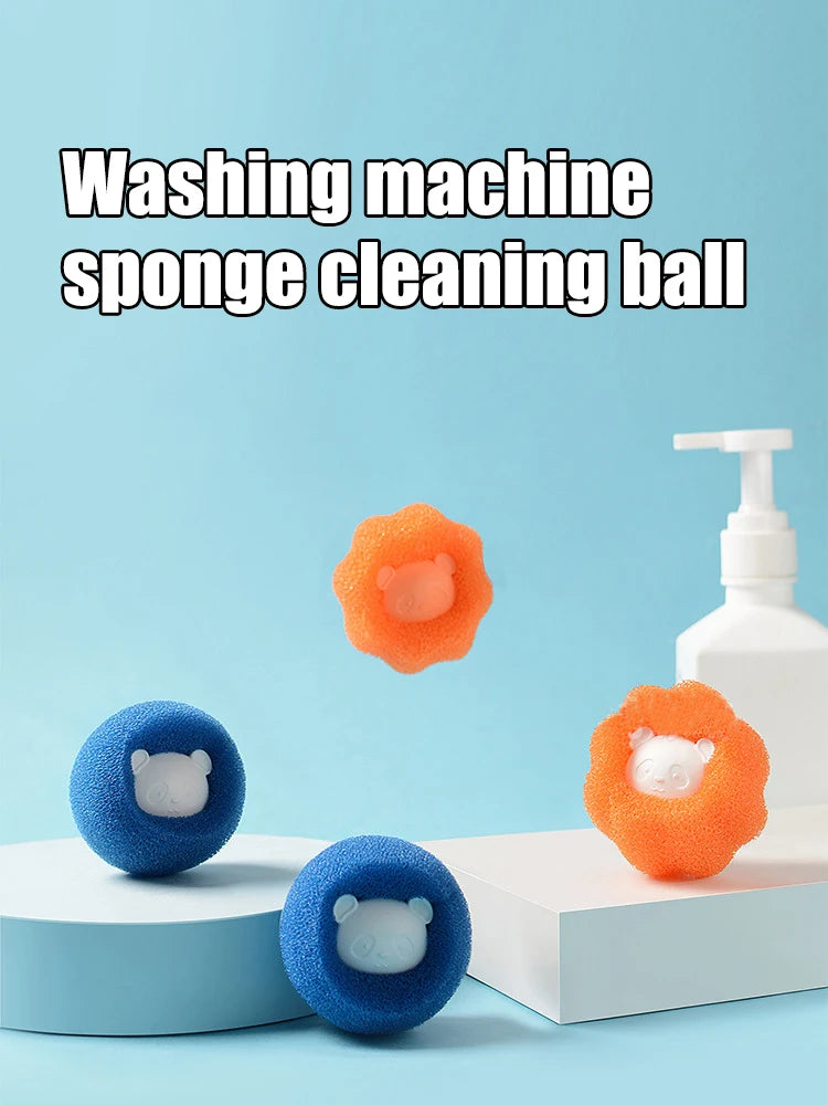 3PCS Reusable Hair Remover Washing Machine Hair Catcher Laundry Ball Dryer Ball for Clothing Dog Cat Pet Hair Remover