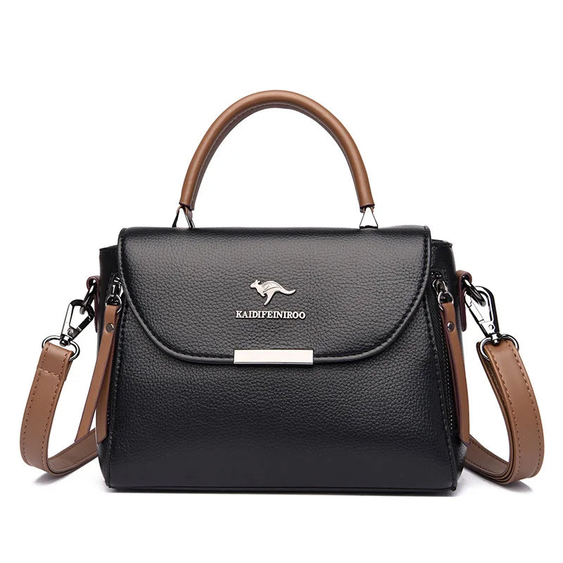 High Quality Pu Leather Casual Crossbody Shoulder Bags for Women 2023 New Luxury Purses and Handbags Women Bags Designer Totes