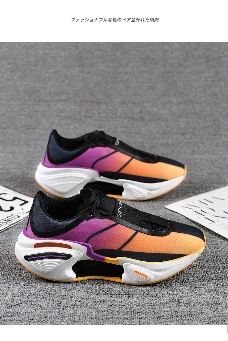 UrbanFlex™ Breathable Height-Lift Sneakers – Men's Casual Athletic Trainers