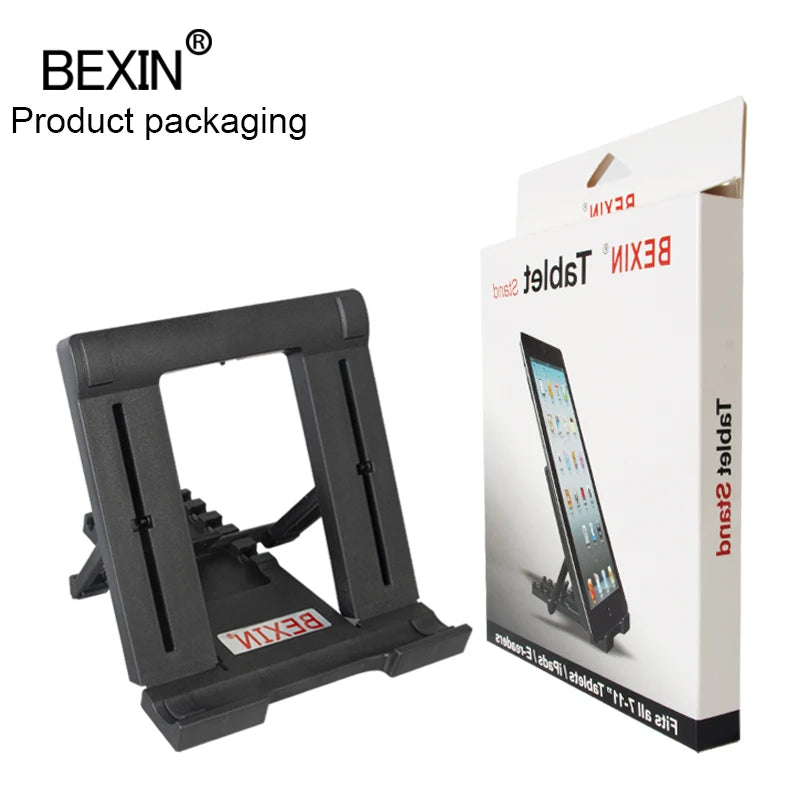 BEXIN uninversal desktop portable support foldable adjustment angle phone stand for mobile phone tablet