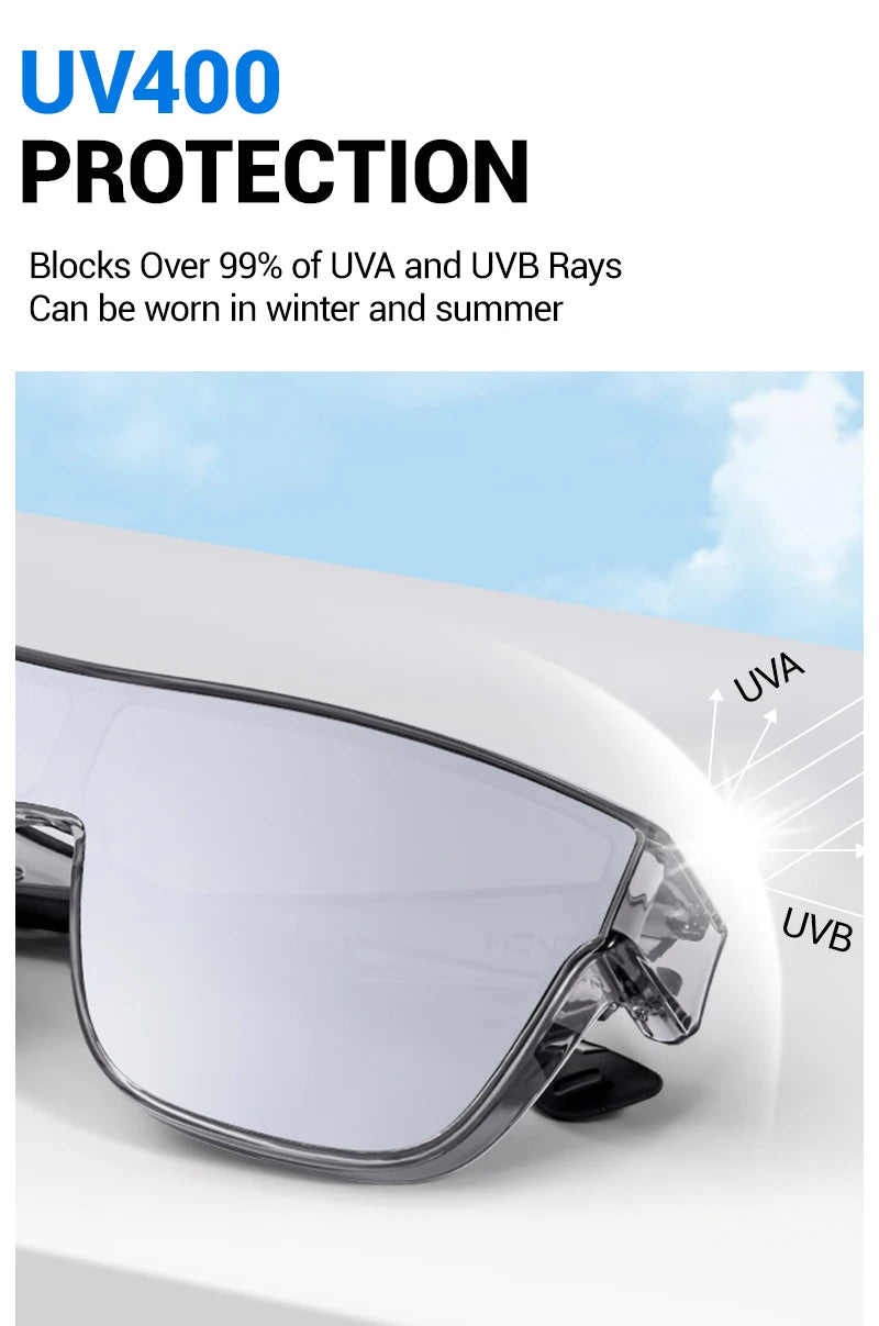 SCVCN New Cycling MTB Sunglasses Bike Cycling Glasses Men Women Outdoor Sports Glasses UV400 Goggles Hiking Riding Eyewear