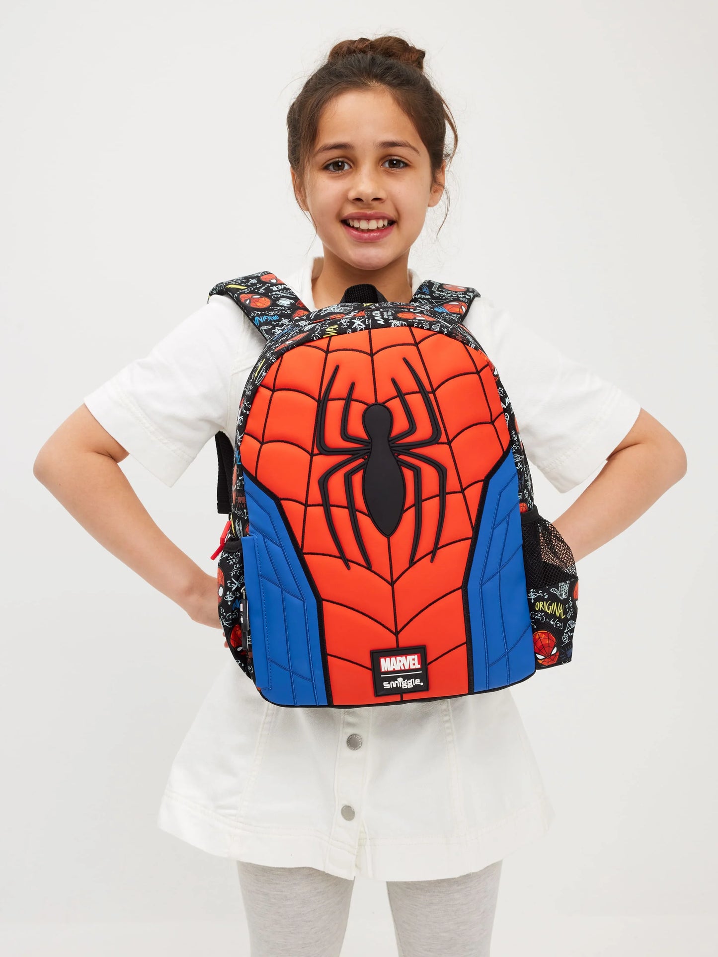 Smiggle Marvel Spider-man Children Stationery Student School Bag Lunch Bag Lunch Box Wallet Pencil Box Water Cup Student Gift