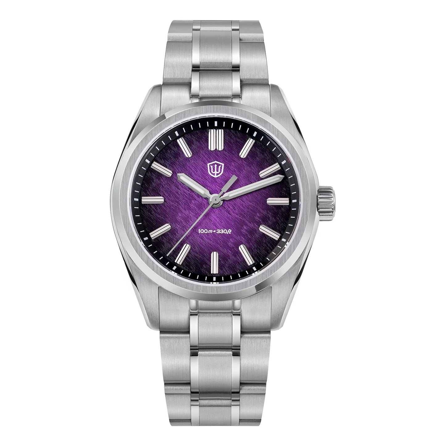 Watchdives WD0003B Original Design Aventurine Dial Men Watch VH31 Sweep Seconds Quartz Movement 36mm Watches Luminous Waterproof