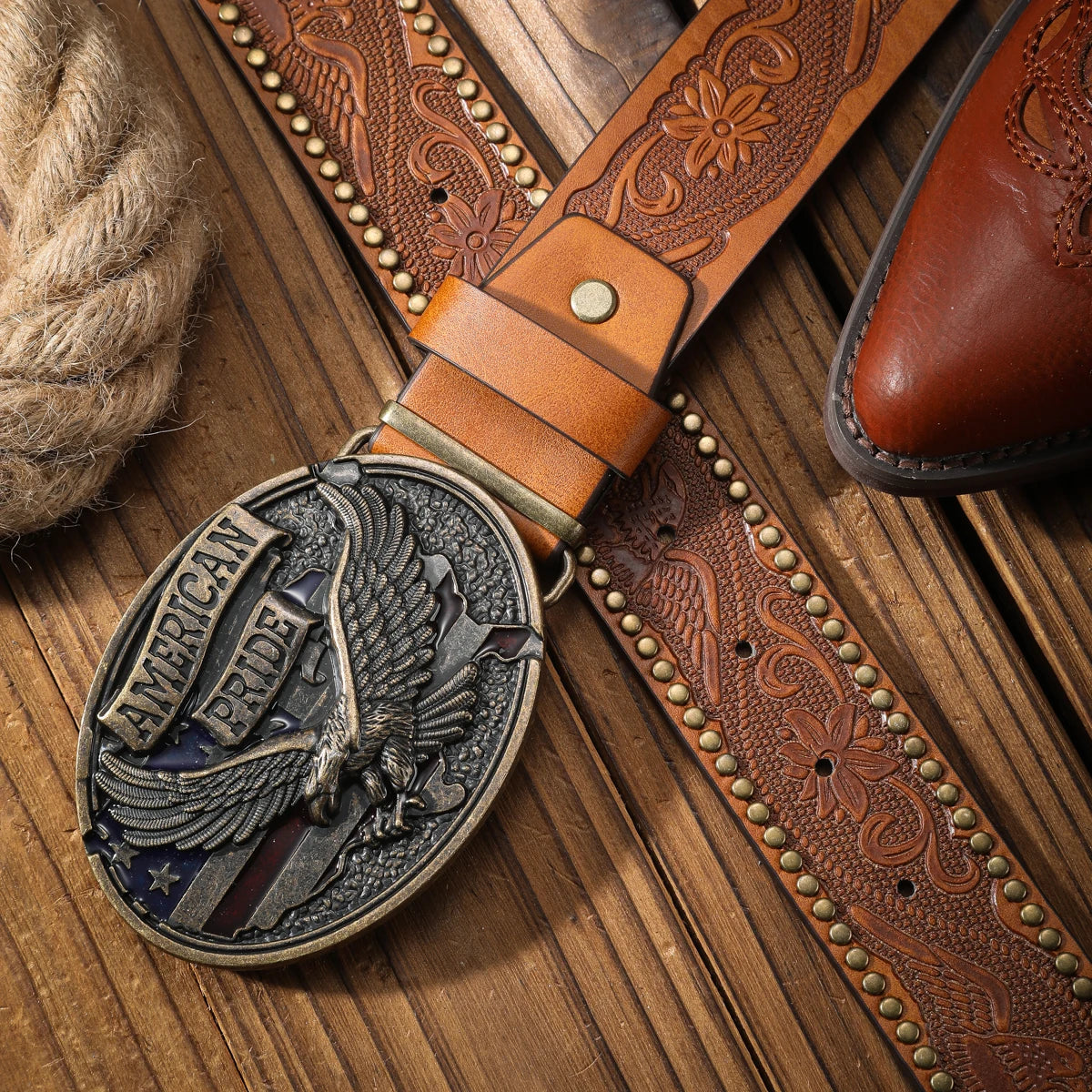 Vintage and fashion collision! PU leather alloy buckle waistband, for both men and women, to create a personalized western styl