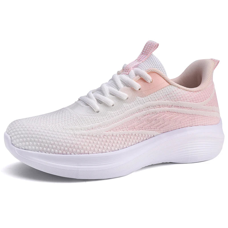 Womens Running Shoes Athletic Outdoor Gym Training Sneakers Walking Tennis Shoes Breathable Sport Fashion Sneakers for Ladies