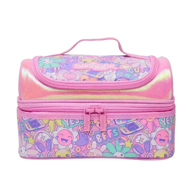 Genuine Australia Smiggle Backpack Pink Sunflower School Bag Cartoon Series Anime Backpack Student Gift Separate Purchases