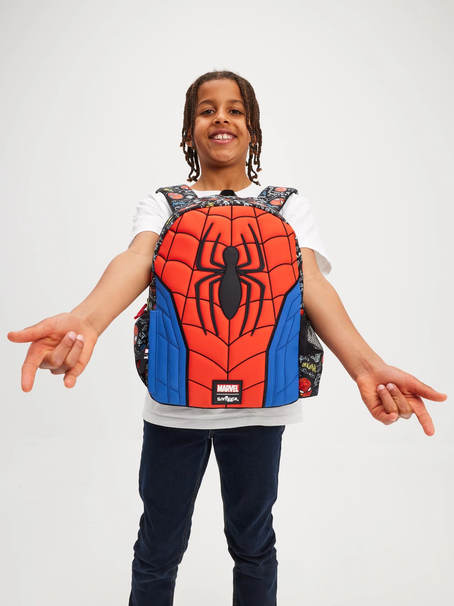 Smiggle Marvel Spider-man Children Stationery Student School Bag Lunch Bag Lunch Box Wallet Pencil Box Water Cup Student Gift
