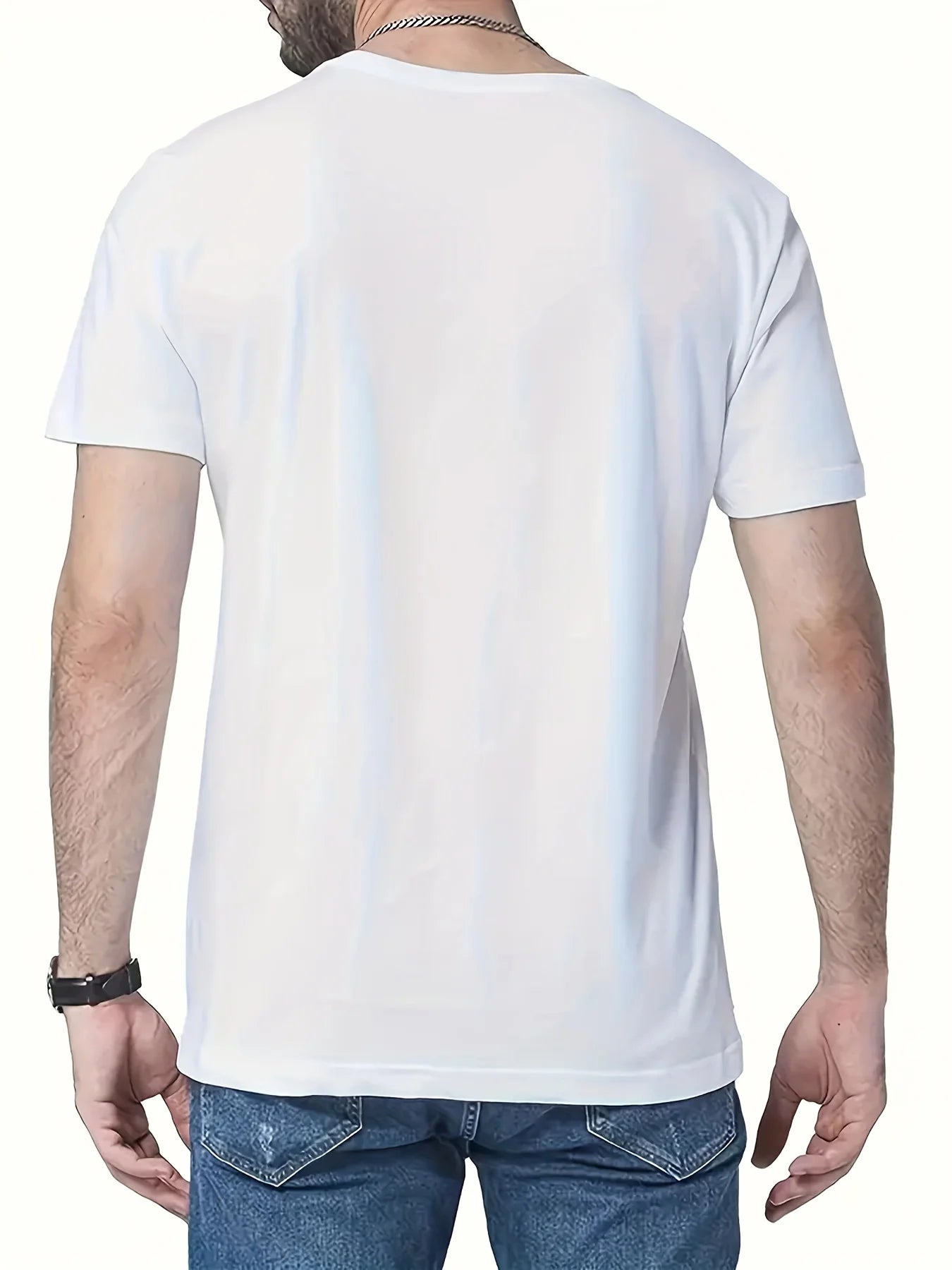 🏍️ Men’s Summer 100% Cotton Casual T-Shirt,Evolution Motorcycle Print | Loose Fit | Round Neck | Breathable Comfort