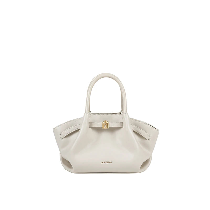 LA FESTIN Leather Bag New Suede Handbag Women's bags Luxury brand Bag Fashion Shoulder Bag Crossbody Bag Bucket Bag small size