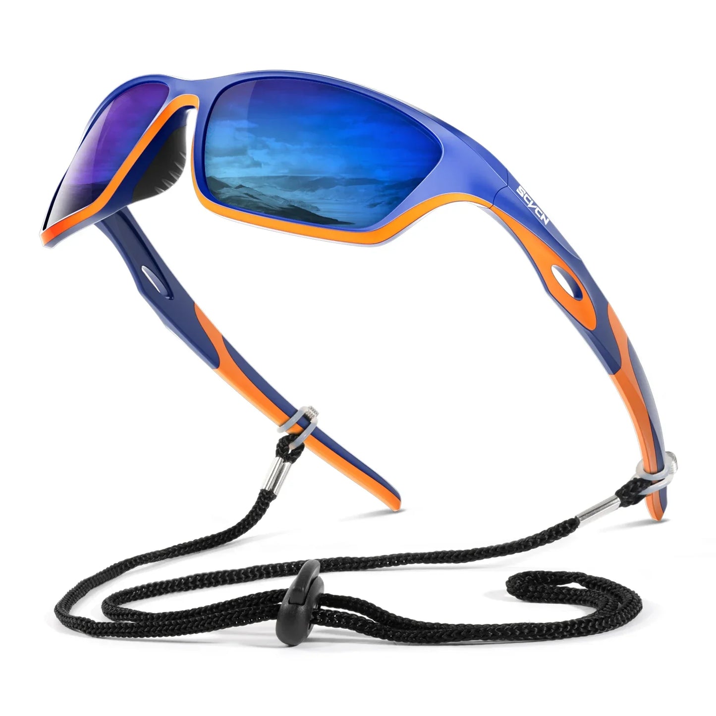 SCVCN New Outdoor Polarized Fishing Sunglasses Man Bike Cycling Glasses UV400 Hiking Goggle Women Mountain Sport Bicycle Eyewear