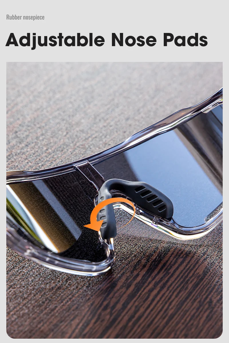 Kapvoe Outdoor Photochromic Sunglasses Anti-fog Cycling Glasses Bike Bicycle Men Women Sports Hiking MTB UV400 Anti-fog Goggles