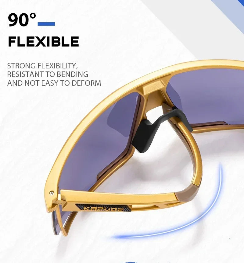 Kapvoe Polarized Sunglasses for Men and Women Luxury Sun Glasses Driving Fishing Cycling Golf Bike Glasses Fashion Shades