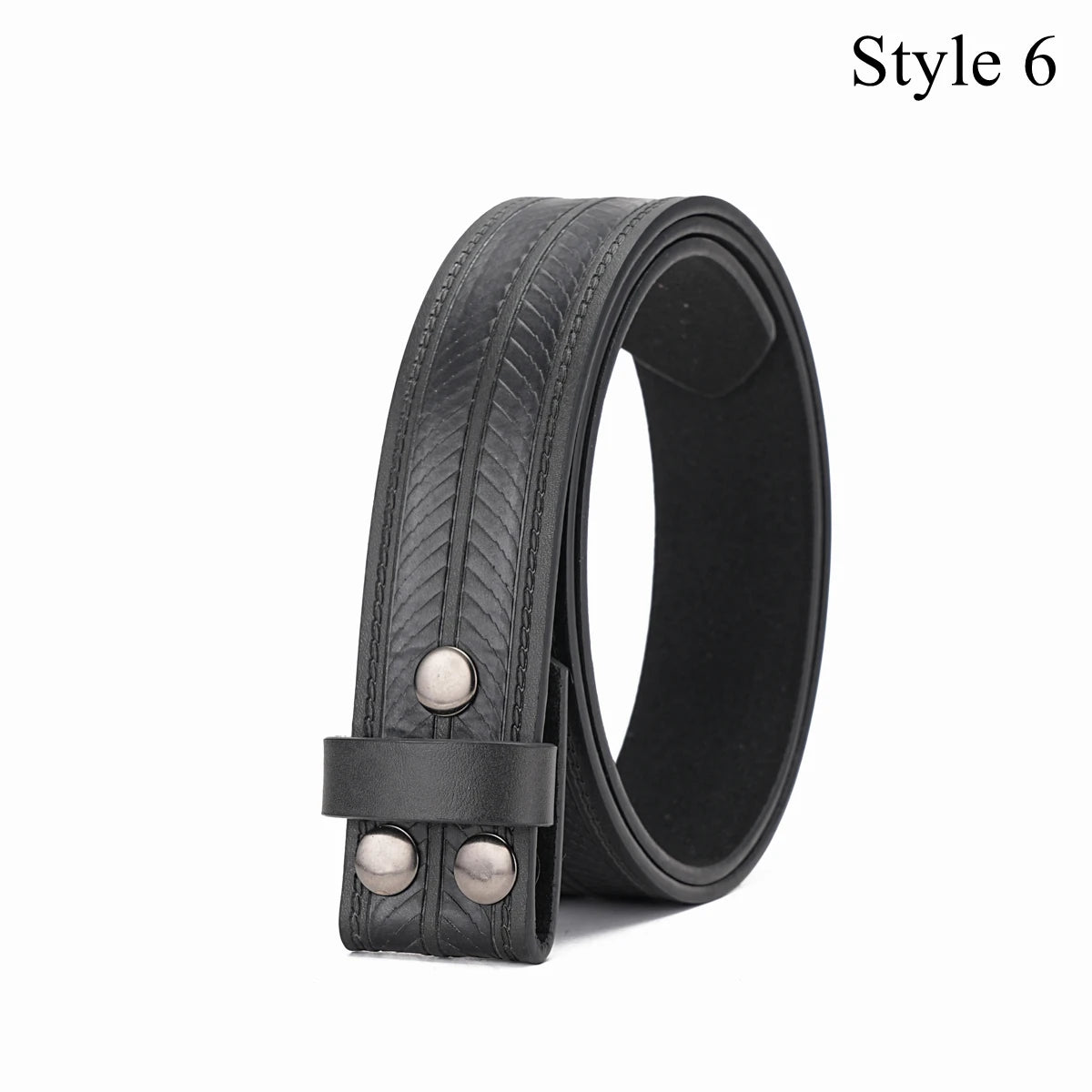 A Multi-color Pattern Pu Belt (Without Buckle) Can Be Changed Buckle for Men and Women