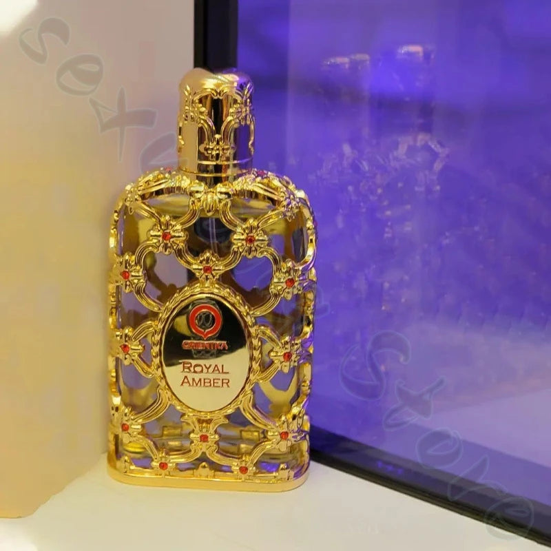 Hot Sales Royal Amber Velvet Gold Oud Saffron Body Perfume Spray 100ml Long-lasting Fragrance Covering Odor Perfume High Quality