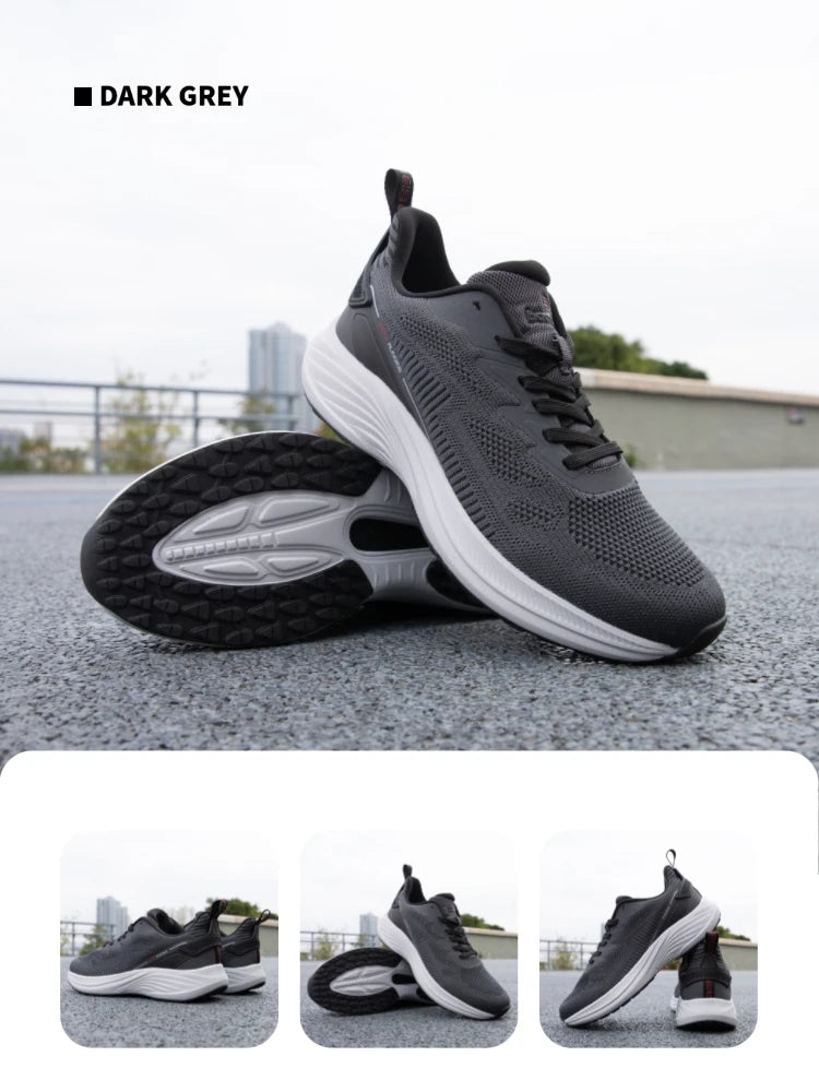 Baasploa Men Running Shoes 2025 Fashion Outdoor Lightweight Non-slip Sneakers Male Mesh Breathable Sports Shoes Wear Resistant