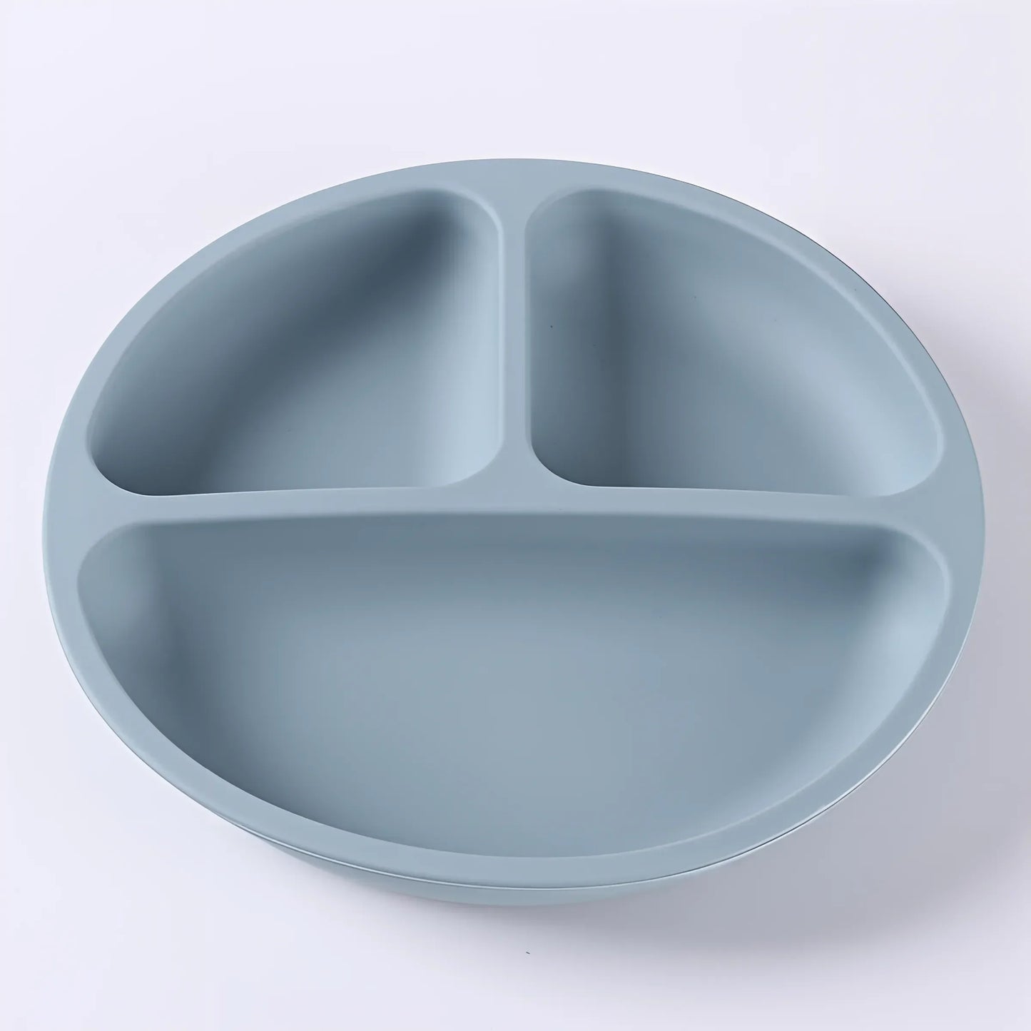 Silicone Tableware Children's Dinner Plate Divided Dinner Plate Auxiliary Training Tableware Set Snack Bowl