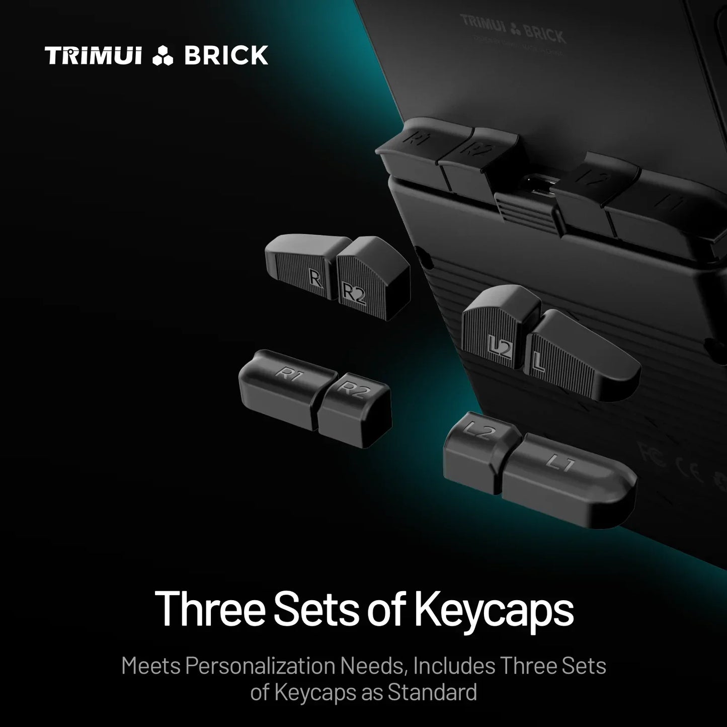 EAEY for TRIMUI BRICK Handheld Game Console 3.2'' IPS Screen A133P Linux System Trimui UI Metal Back Panel Key LED Lighting
