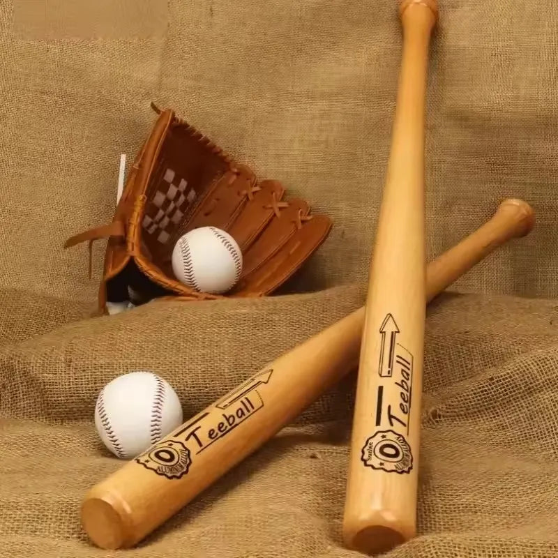 Professional Hardwood Baseball Bat 21-29 Inch Solid Wood for Sports Training Home Car Defense Personal Self-Defense