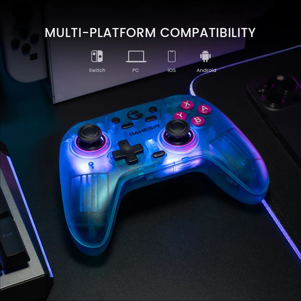 Gamesir Switch 2 Controller Nova PC Gamepads For Nintendo Switch 2/1 Steam Android IOS Gamer Hall Effective Sticks HD Rumble