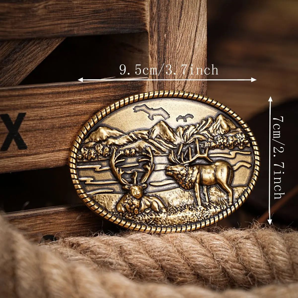 Western Cowboy letter belt buckle - stylish and unique stylish waist accessory