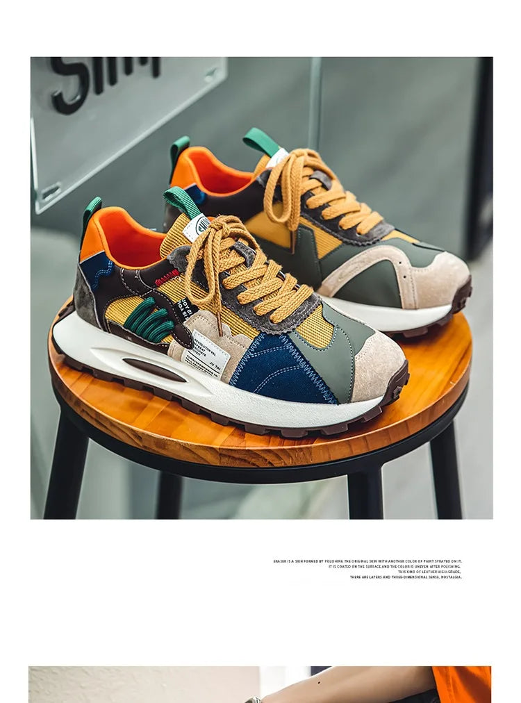 Trendy Men's Casual Running Shoes 2025 New Quality Fashion Sneakers for Mens Mesh Outdoor Tennis Training Shoes Tenis Masculino