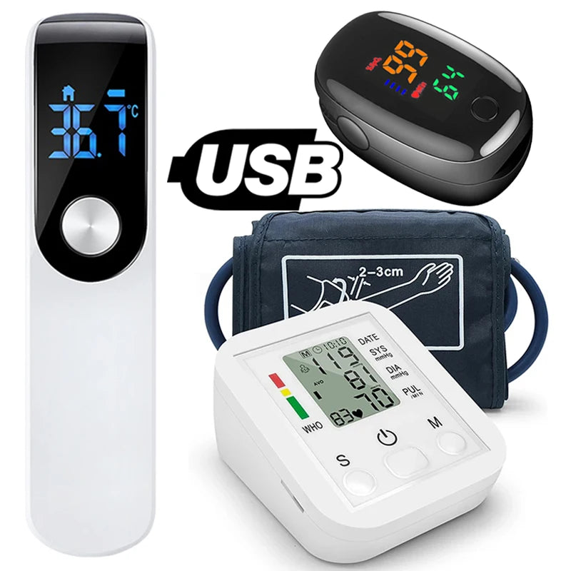 🩺 LINGKUN Digital Arm Blood Pressure Monitor
Automatic Tonometer | Heart Rate & Pulse Meter | Arm Sphygmomanometer | Oximeter Function