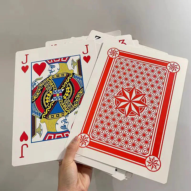 Giant Oversized Playing Cards Jumbo Fun Games Carnival Birthday Wedding Party Favors Juegos De Mesa Divertidos