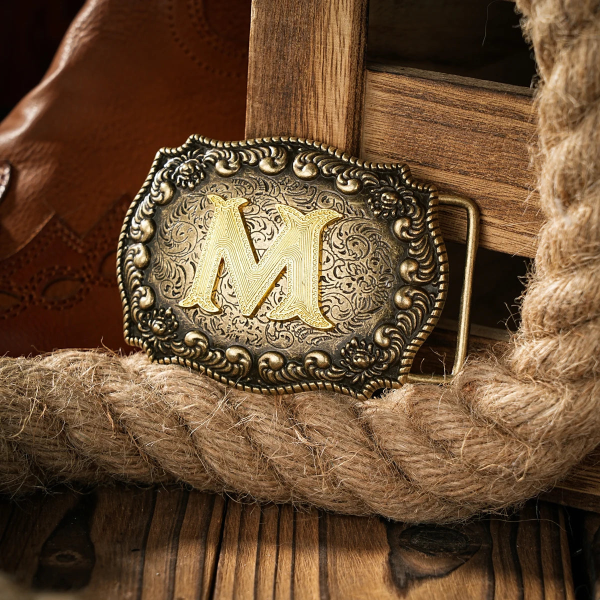 Western style letter motherboard buckle belt buckle head belt buckle head one