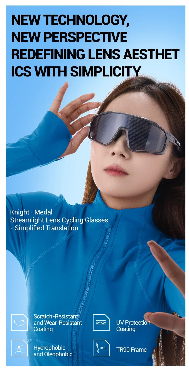 NanoFlex™ K76 Cycling Sunglasses – UV400 TAC Nano Lens Sports Eyewear