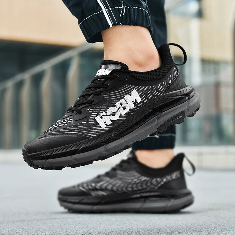 Marathon Shoes Men Casual Sneakers Man Trail Running Sports Shoe Mountain Marathon Shoe Outdoor Comfy Athletic Trekking Sneakers