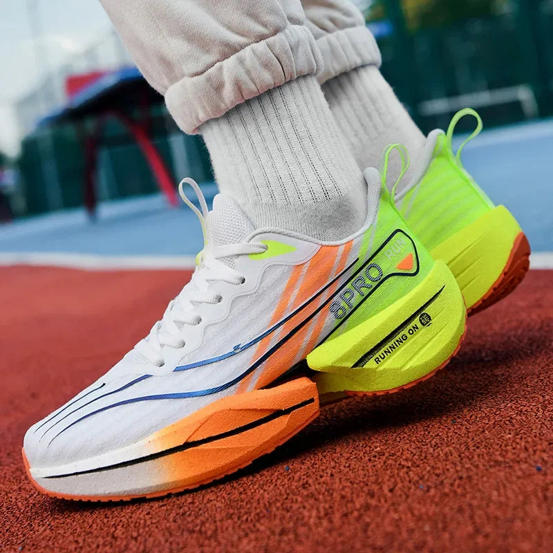 Marathon Sports Running Shoes Men Breathable Lightweight Women's Comfortable Athletic Nonskid Leisure Outdoor Hiking Sneakers