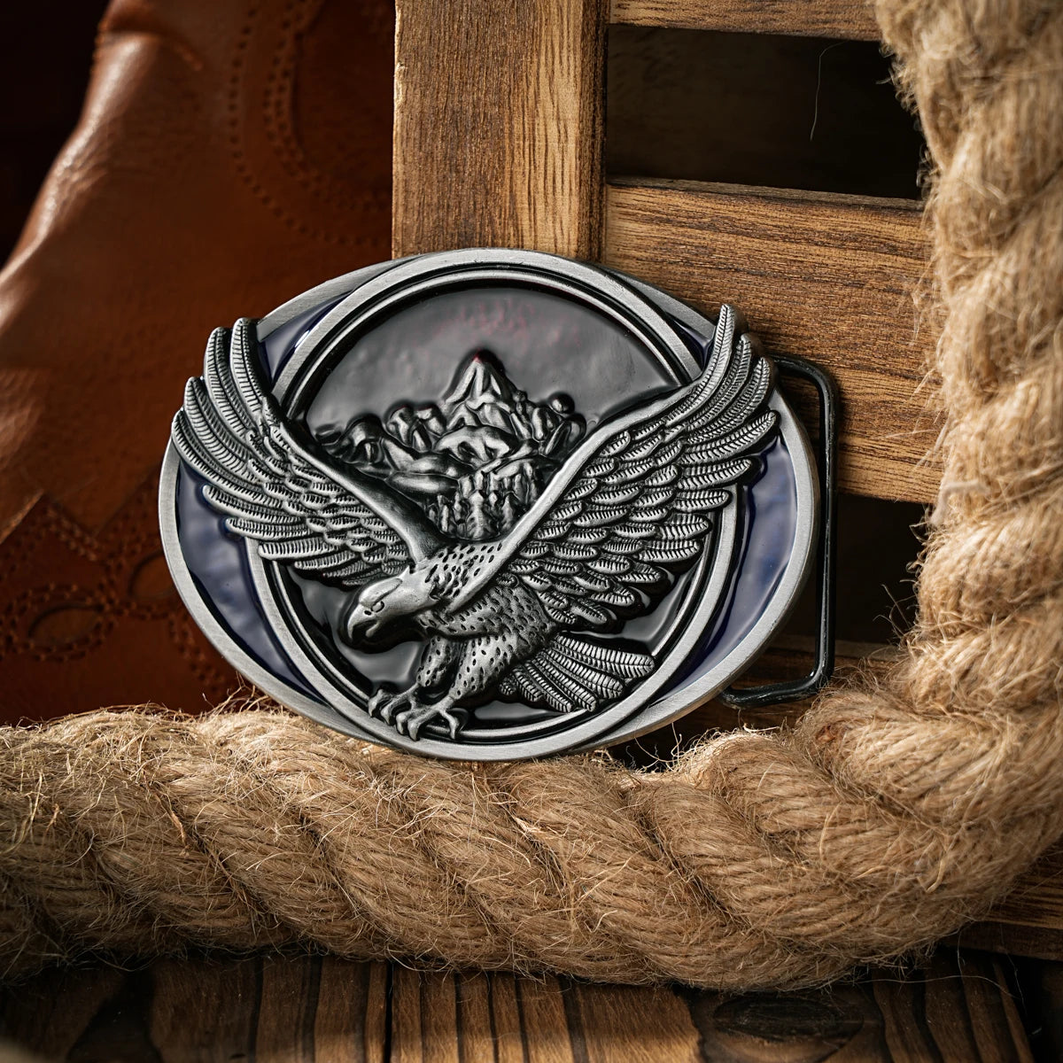 Western style plate buckle belt metal buckle one belt buckle