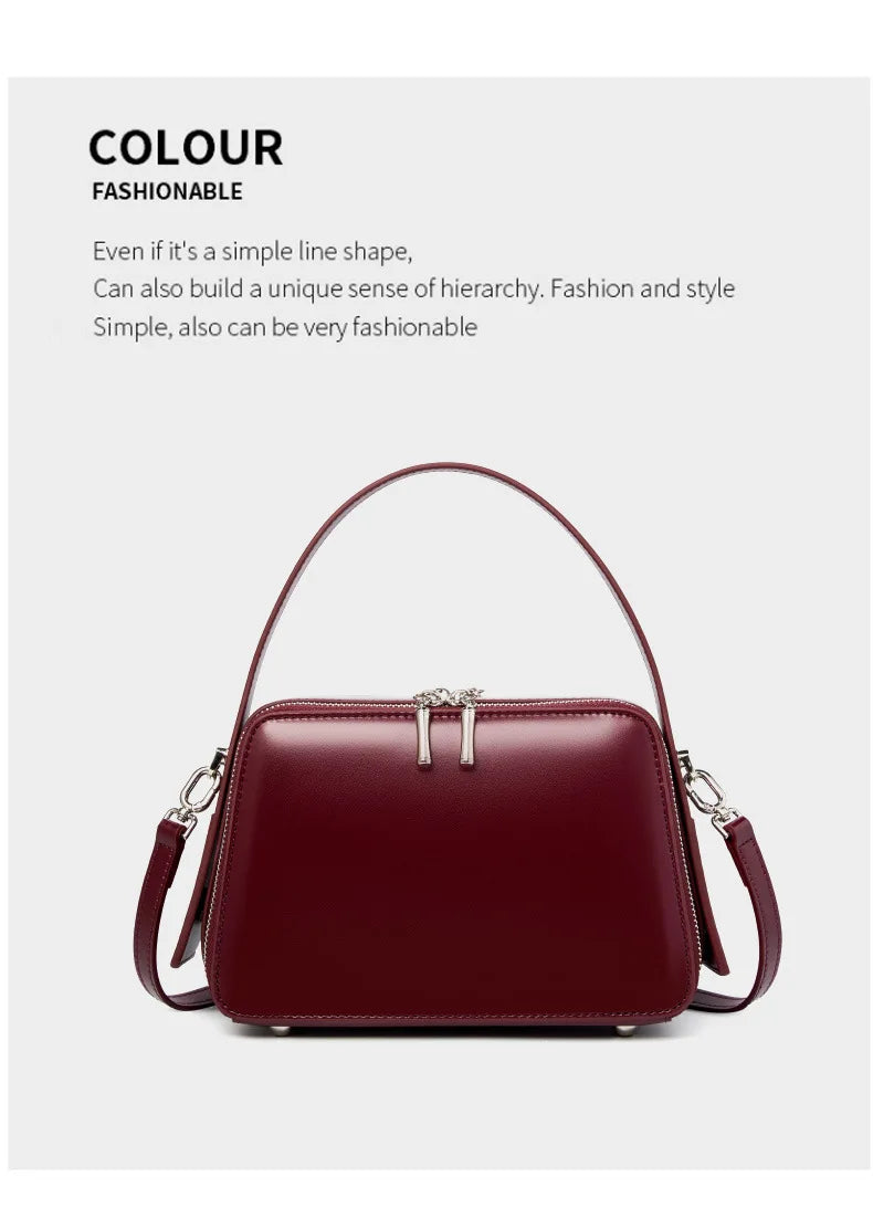 YANATARI underarm cowhide Genuine leather handbags women vintage shoulder bag female crossbody bags luxury high quality 2025