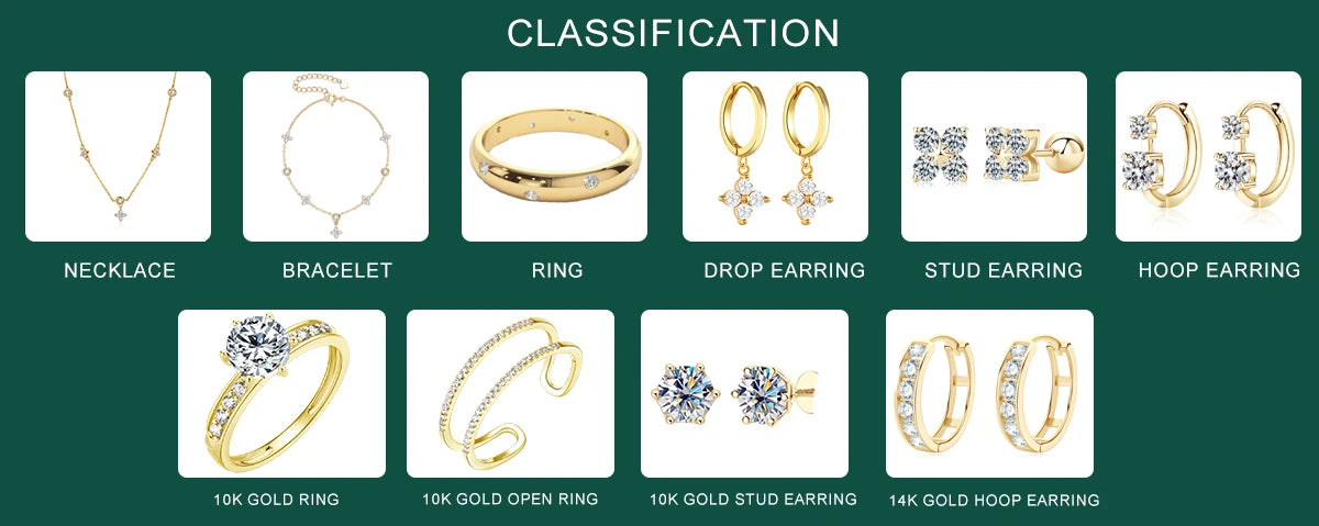 Lnngy Certified Four Leaf Clover 3mm Moissanite Earrings For Women 925 Sterling Silver Stud Earrings Moissanites Jewelry Gift