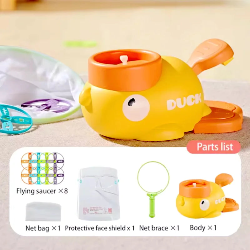 Flying Disc Shooters Duck Saucer Outdoor Yard Shooting and Catching Sport Training Educational Garden Game Kids Flying Disc Toy
