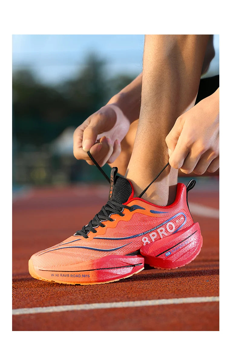 Men's Sports Shoes Racing Carbon Plate Marathon Sneakers Light Comfortable Athletic Running Shoes Tennis Cross Training Shoes