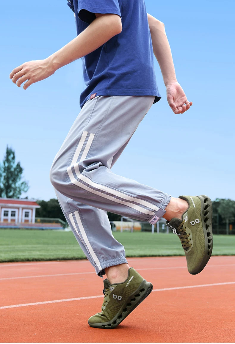 Men’s Lightweight Running Shoes – Breathable, Anti-Slip, Cushioned Mesh Sneakers Description