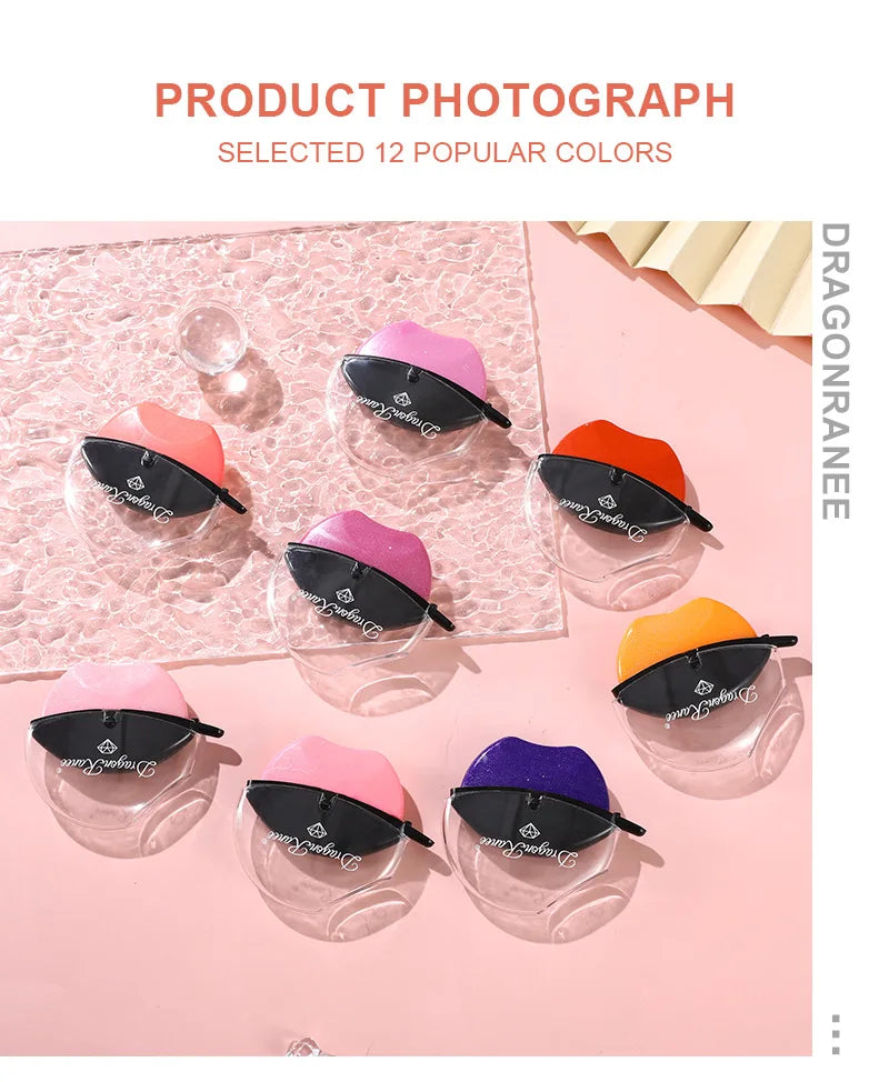 Pearlescent Lipstick Lazy Lip Shape Pearlescent Fine Glitter Lipstick Not Easy to Fade Temperature Change Moisturizing Discoloration Lazy Lipstick Makeup Performance with Glitter Lipstick