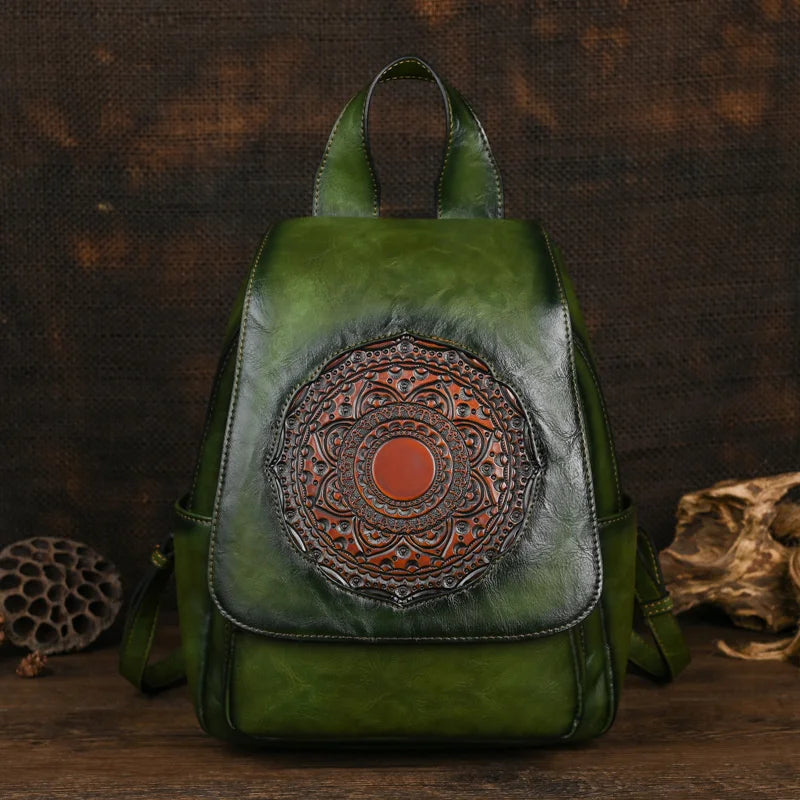 MOTAORA 2025 New Retro Women Bags Designer Leather Luxury Backpack For Woman Large Capacity Bag Women's Stylish Travel Backpacks