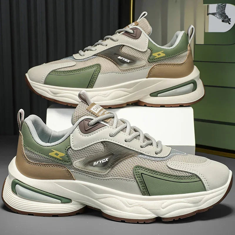 2025Men Walking Shoes Flat Outdoor Jogging Mesh Sports Breathable Wear-resistant Comfortale Casual Tennis Shoes for Men