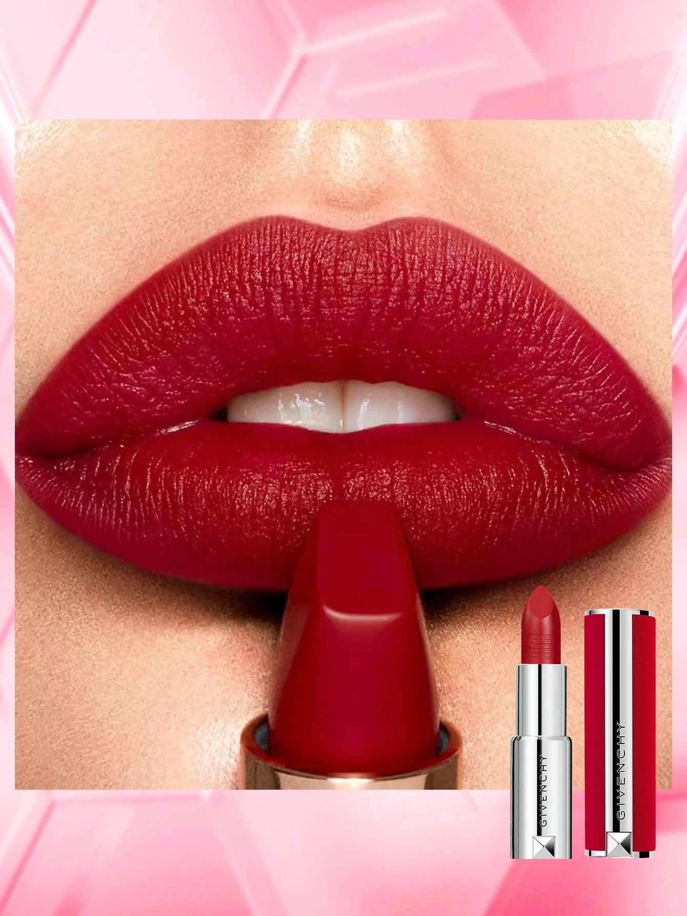 Givenchy Le Rouge Deep Velvet Powdery Matte High Pigmentation Lipstick #N37 -0.12 oz./3.4g