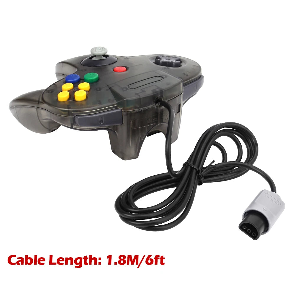 8 Colors For N64 Controller Classic Wired Remote Control Gamepad Gaming Joystick Retro Video Game System For N64 Console Joypads