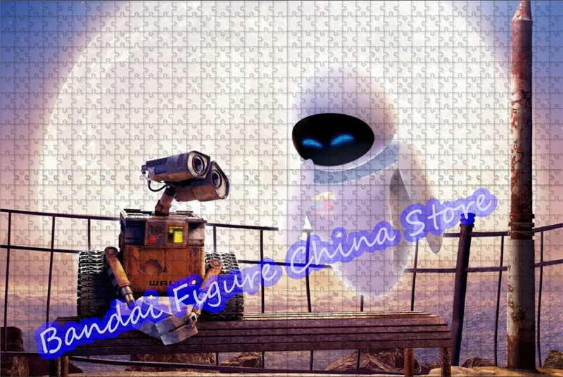 Disney Pixar Jigsaw Puzzles 300/500/1000 Pieces Earth Waste Packer Walle.e Animation Cartoon Puzzles Kids Educational Toys Gifts