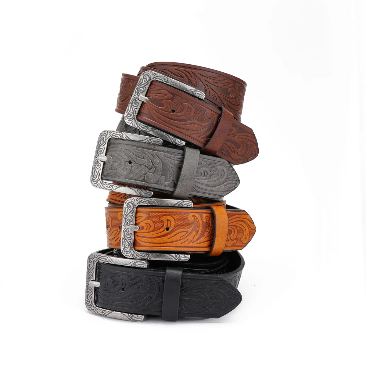 1pcs men's multi-color PU needle buckle belt suitable for leisure business gifts