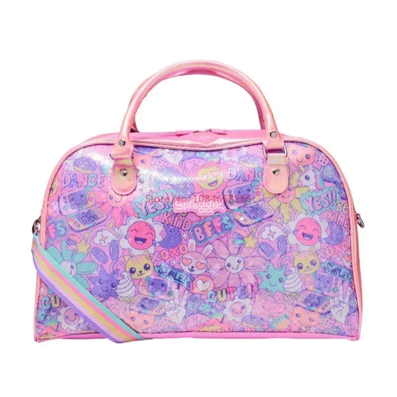 Genuine Australia Smiggle Backpack Pink Sunflower School Bag Cartoon Series Anime Backpack Student Gift Separate Purchases